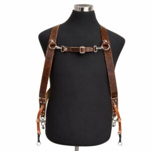 Premium Exotic Leather Camera Harness