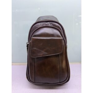 Premium Brown Leather Sling Bag