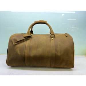 Premium Vintage Leather Duffle Bag